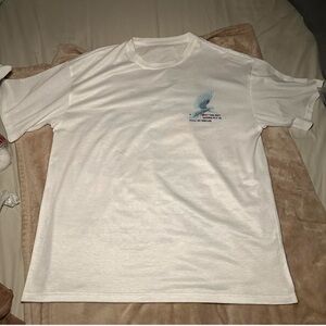 White Graphic Men's T-Shirt